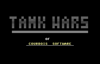 Tank Wars (Courbois) Title Screenshot