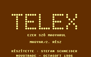 Telex Magyar 2. Rész. Title Screenshot