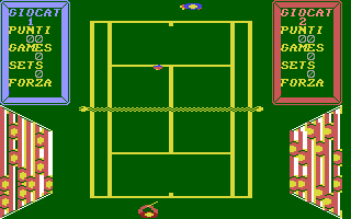 Tennis (C16/MSX 41) Screenshot