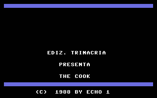 The Cook Title Screenshot