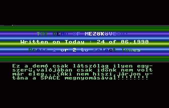 The Demo Of Mezőkövesd Screenshot