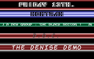 The Denise Demo Screenshot