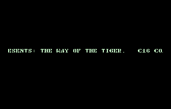 The Way Of The Tiger (Headbangers) Title Screenshot