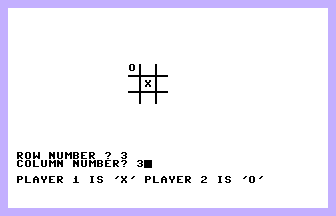 Tic Tac Toe (100 Programs For The Commodore 16)