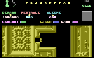 Transector (C16/MSX 19) Title Screenshot