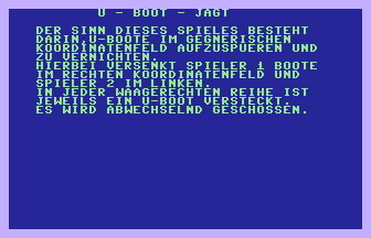 U-Boot-Jagd Title Screenshot