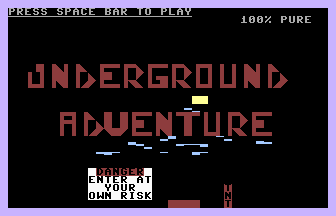 Underground Adventure Title Screenshot