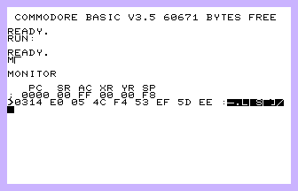 VIC20 Karakterek Screenshot