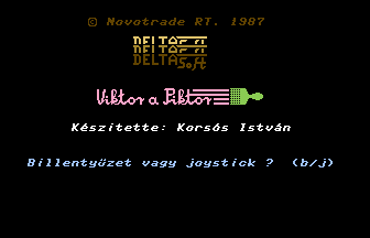 Viktor A Piktor Title Screenshot