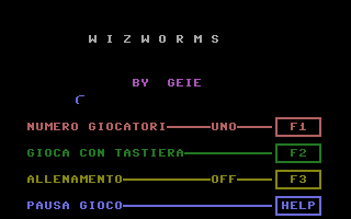 Wizworms Title Screenshot