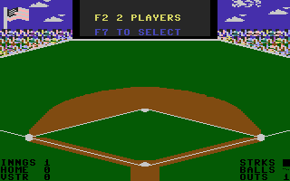 World Series Baseball Title Screenshot