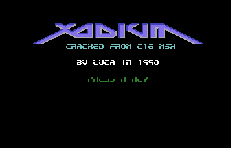Xadium (Luca) Title Screenshot