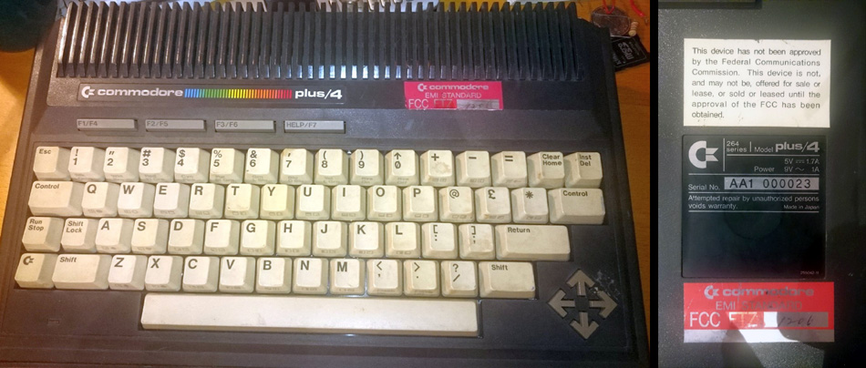 Early Commodore Plus/4